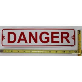 Mr Bill Metal Street Sign Embossed Danger Garage Bar Door Room Decor 11.5" x 3"