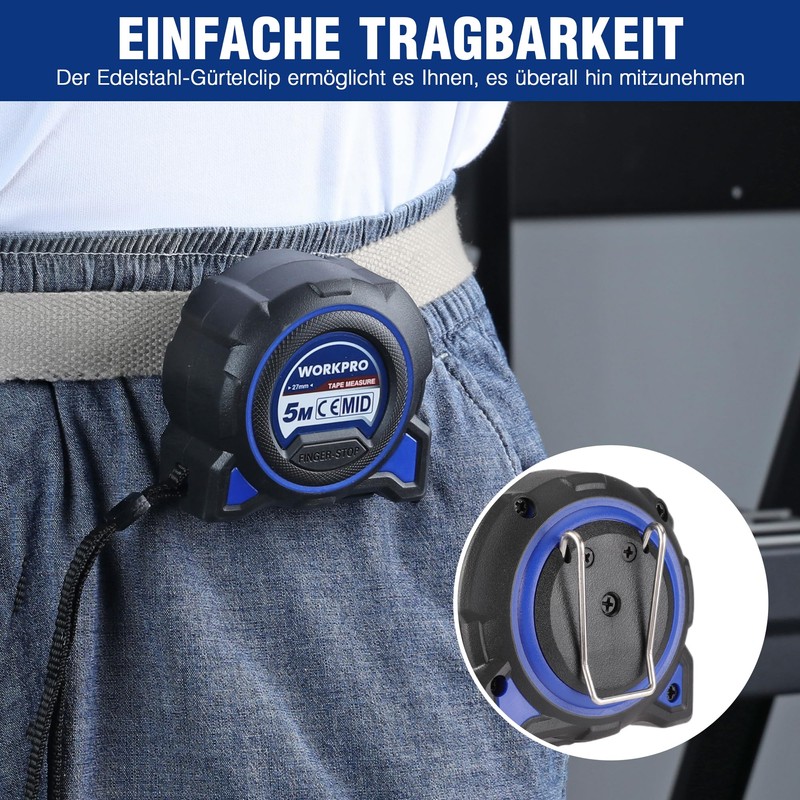 WORKPRO Tape Measure 5 m