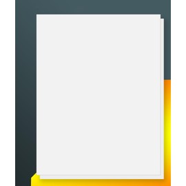 8.5" x 11" Full Sheet Label Sticker Paper for Laser & Inkjet Printers[500 Sheets,500 Labels]