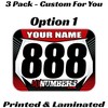 MxNumbers- MX & ATV Number Plate Decals | Custom with