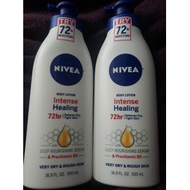 2 NIVEA Intense Healing Body Lotion 72 hr 16.9 oz