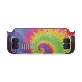 MightySkins Glossy Glitter Skin Compatible with Valve Steam Deck - Vibrant Tie Dye | Protective, Durable High-Gloss Glitter Finish | Easy to Apply, Remove, and Change Styles | Made in The USA