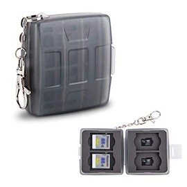 Micro SD Case SD Card Holder Case, Memory Card Case Storage for 4 SDHC SDXC Cards and 4 TF MSD Cards, Anti-Dust Crush Resistance