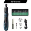 3.6V Cordless Mini Rotary Tool 3-Speed USB Rechargeable Grinder
