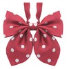 White Fang NC074 Women's Polka Dot Ribbon, Uniform, Students, Bowtie,