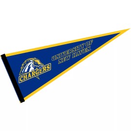 College Flags and Banners Co. University of New Haven Chargers 12 in X 30 in College Pennant