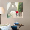 CANVAS ON DEMAND Paris Romance II Wall Decal, Eiffel Tower
