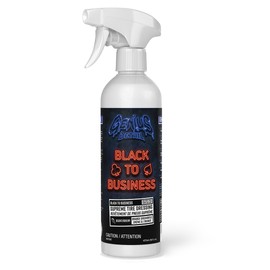 GENIUS DETAIL - Black to Business, Tire Dressing and Tire Shine, Restores Tire Rubber, Matts, Vinyl Trim, Safe On Tires, Cars, Trucks, Motorcycles, Vehicles, Solvent-Free, Non-Toxic - 16oz / 473ml