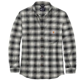 Carhartt Men's 105945 Rugged Flex® Relaxed Fit Midweight Flannel Long-S - 4X-Large Regular - Malt