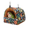 Wontee Bird Nest House Winter Warm Snuggle Hut Bird Bed
