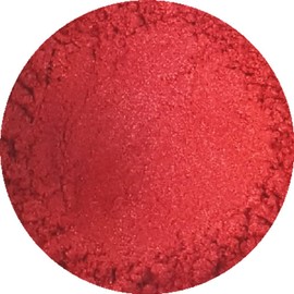 Fiery Red Cosmetic Mica Powder 3g-50g for Soap, Eyeshadow, Bathbombs (10g)