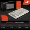 A-Premium 2-PC Engine & Cabin Air Filter with Activated Carbon