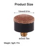 10 Pcs Screw Tip 13mm Pool Cue Tips Replacement Leather