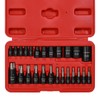 CASOMAN 25 Piece Torx Bit Socket and External Socket Set,