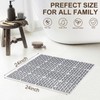 Shower Mat Non Slip，24"X24" Bathtub Mat Non Slip Square Shower