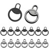 16 Pcs Zipper Pulls, Circle Zip Pull Replacement for Luggage