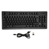 2.4G Wireless Keyboard 87 Keys RGB Backlight 1800mAh Battery Office