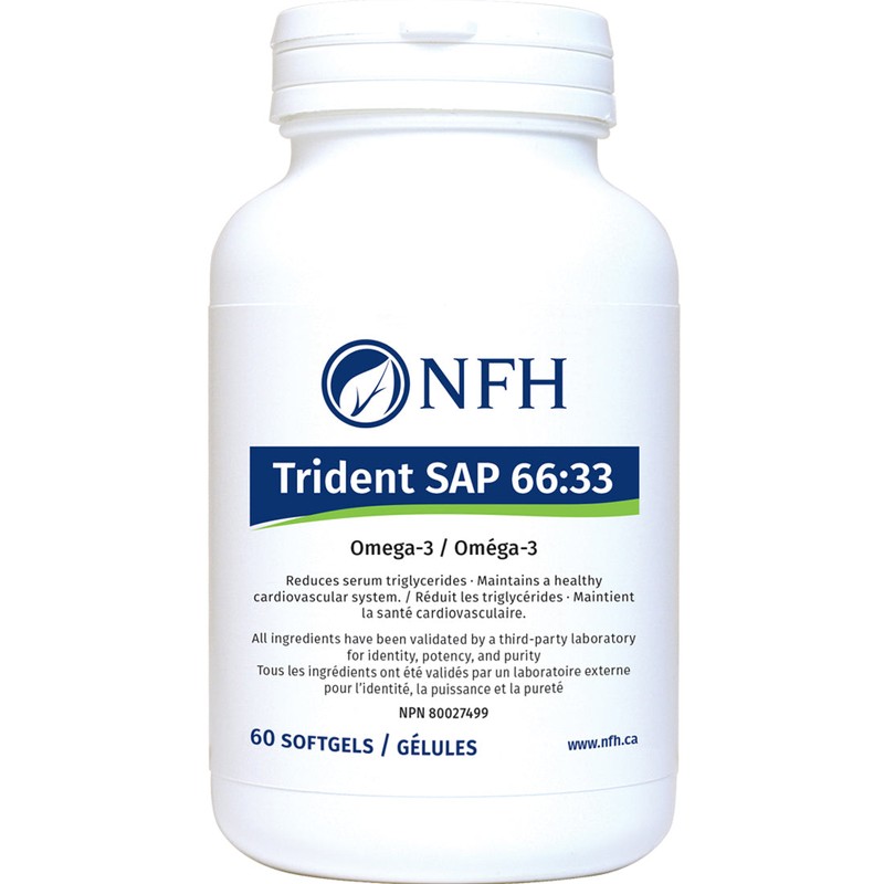 NFH Trident SAP 66:33 (Omega 3), 60 Softgels / Unflavoured