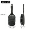 DONNA Cepillo de Paleta Grande, 1 Pieza, Negro, para Cabello