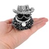 Fukaisu Diamond Rubber Duck, Funny Tiny Duck Mini Car Ornament