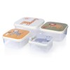 Food Container, Lunch Box, Plastic Container for Children, Pack of