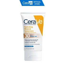 CeraVe Sheer Tint Hydrating Mineral Sunscreen SPF 30:_Dark