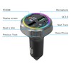 QUMOX Bluetooth 5.3 FM Transmitter Car Charger, PD 30W +