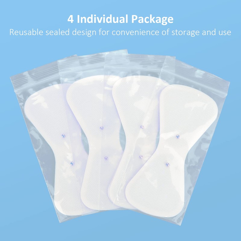 Comfytemp TENS Unit Replacement Pads only for K6101, 4 Pack