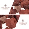 BESPORTBLE Aquarium Red Stone: 500g Fish Tank Volcanic Stones for