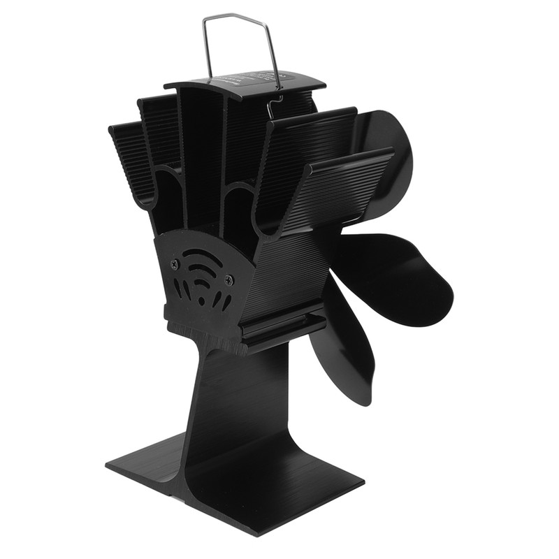 Heat Powered Stove Fan 6 Blade Fast Speed Large Air