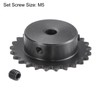 sourcing map Sprocket with 25 Teeth Type B Single Strand