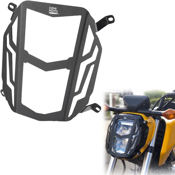 KEMIMOTO Motorcycle Front Headlight Cover Compatible with GROM MSX125 2022