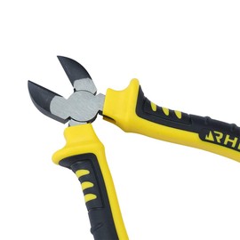 RHINO Diagonal Cutting Pliers Side Cutting Pliers 160 mm Universal Made of Steel Length 160 mm Bi-Material Handle