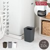 Asvel Non-Visible Trash Can Tabletop Trash Can 0.6 gal (2