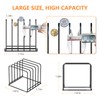 KORRTFID Kitchen Cabinet Organizer, Steel Cookware Holder, Divided Holder with