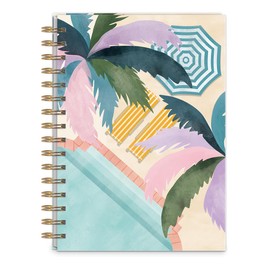 Lady Jayne 2023 Hardcover Spiral Journal, 6.75" x 8.5", 250 Ruled Pages (83340)