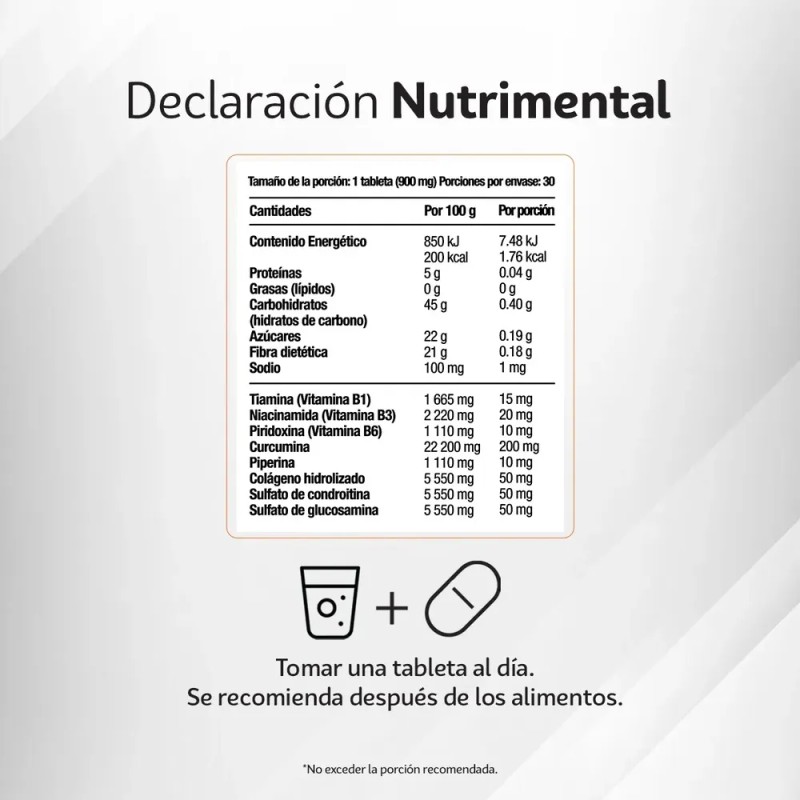 Curcumina & Piperina Complex | 30 Tabletas | Adyura Nat