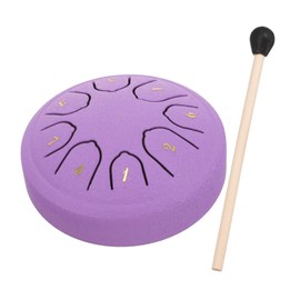 minkissy 1 Set Mini Steel Tongue Drum with Mallet Hand Percussion Instrument for Meditation Music Therapy and Childrens Coordination Skills Unique Sound for Parties and Events