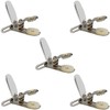 Hold’Em 1 1/8" Polished Nickel Plated Clips with SECURE PRONG