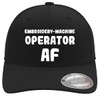 Embroidery-Machine Operator AF - Soft Flexfit Baseball Hat Cap, Black,