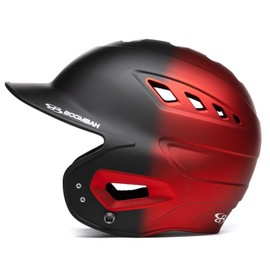 Boombah DEFCON Metallic Fade Batting Helmet NOSCAE Black/Metallic Red - Size Senior 7" - 7 3/4"