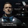 Grey ArcticFit LED Running Vest - Adjustable Unisex Reflective Vest