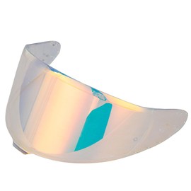 Soman RF-1400 RF 1400 Visors Shield Replacement, CWR-F2 Visor Face Shield Compatible with RF-1400 CWR-F2 Z8 NXR2 Uv Protection (Transparent Revo Red)