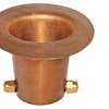 Monarch Rain Chains 25034 Pure Copper Gutter Adaptor with Brass
