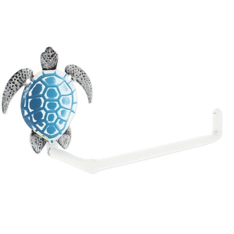 The Bridge Collection Sea Turtle Toilet Paper Holder - Nautical