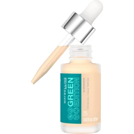 MAYBELLINE Maybelline New York Leichte Serum Foundation, Serum-Makeup f1r aufbaubare Deckkraft und ein nat1rliches Finish, Green Edition Superdrop Tinted Dry Oil Nr. 25, 1 St1ck