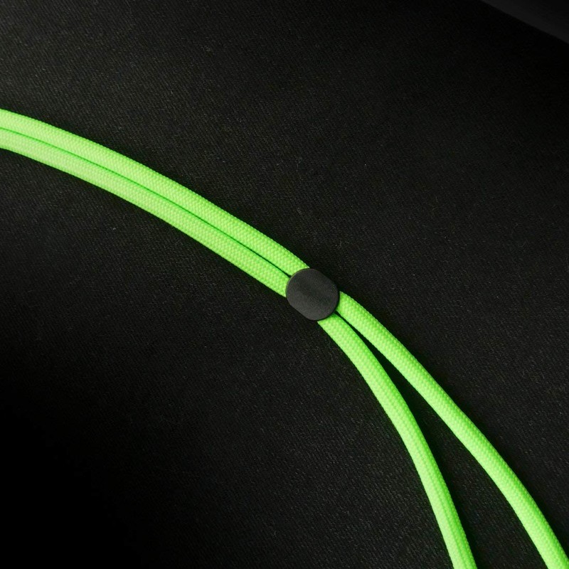 trage.band® Textile Carrying Straps, Long and Short, neon green