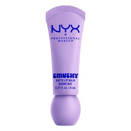 NYX PROFESSIONAL MAKEUP Smushy Matte Lip Balm tono Sugar Smush (transparente), 8 ml - Bálsamo labial efecto tinta coreana con aroma a piña colada, textura cremosa, efecto blurry e hidratación duradera. Fórmula vegana