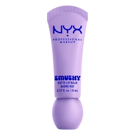 NYX PROFESSIONAL MAKEUP Smushy Matte Lip Balm tono Sugar Smush (transparente), 8 ml - Bálsamo labial efecto tinta coreana con aroma a piña colada, textura cremosa, efecto blurry e hidratación duradera. Fórmula vegana