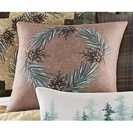 BLACK FOREST DECOR Pinecone Wreath Pillow